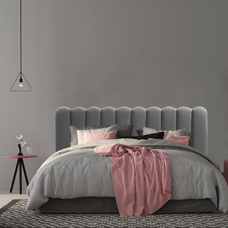 Modern velvet deals headboard