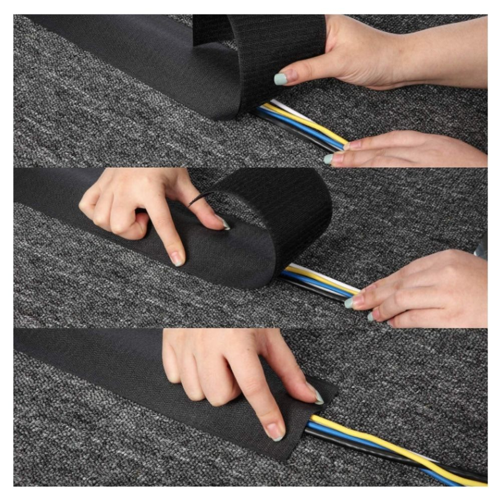 26 off on TechTidy 3m Velcro Wire Cable Cover OneDayOnly