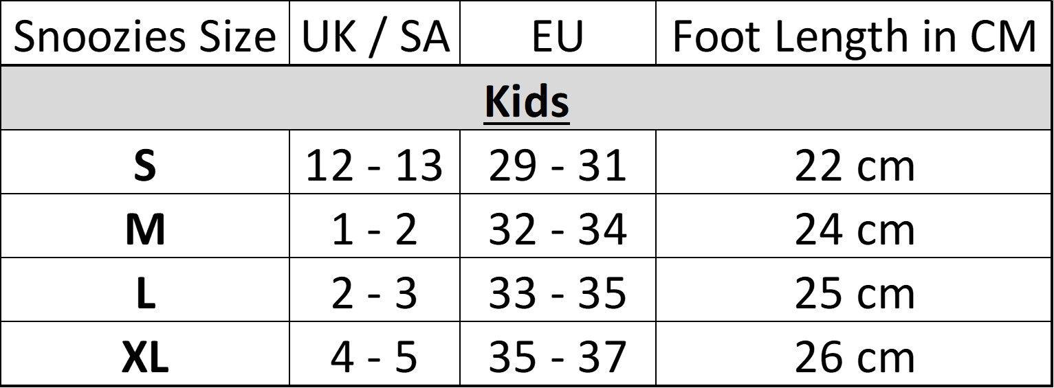 Foot Coverings Snoozies Size Chart Coast Guard Snoozies Womens
