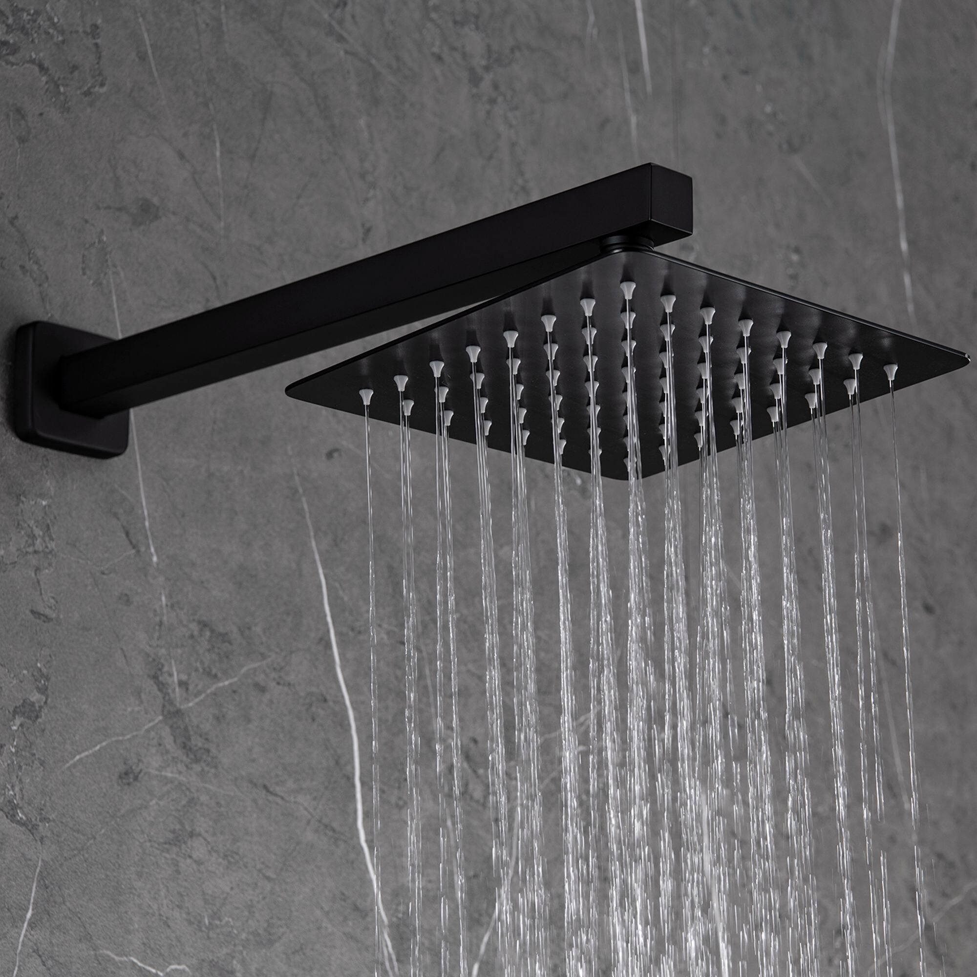 67 off on Metal Matte Black Shower Head OneDayOnly