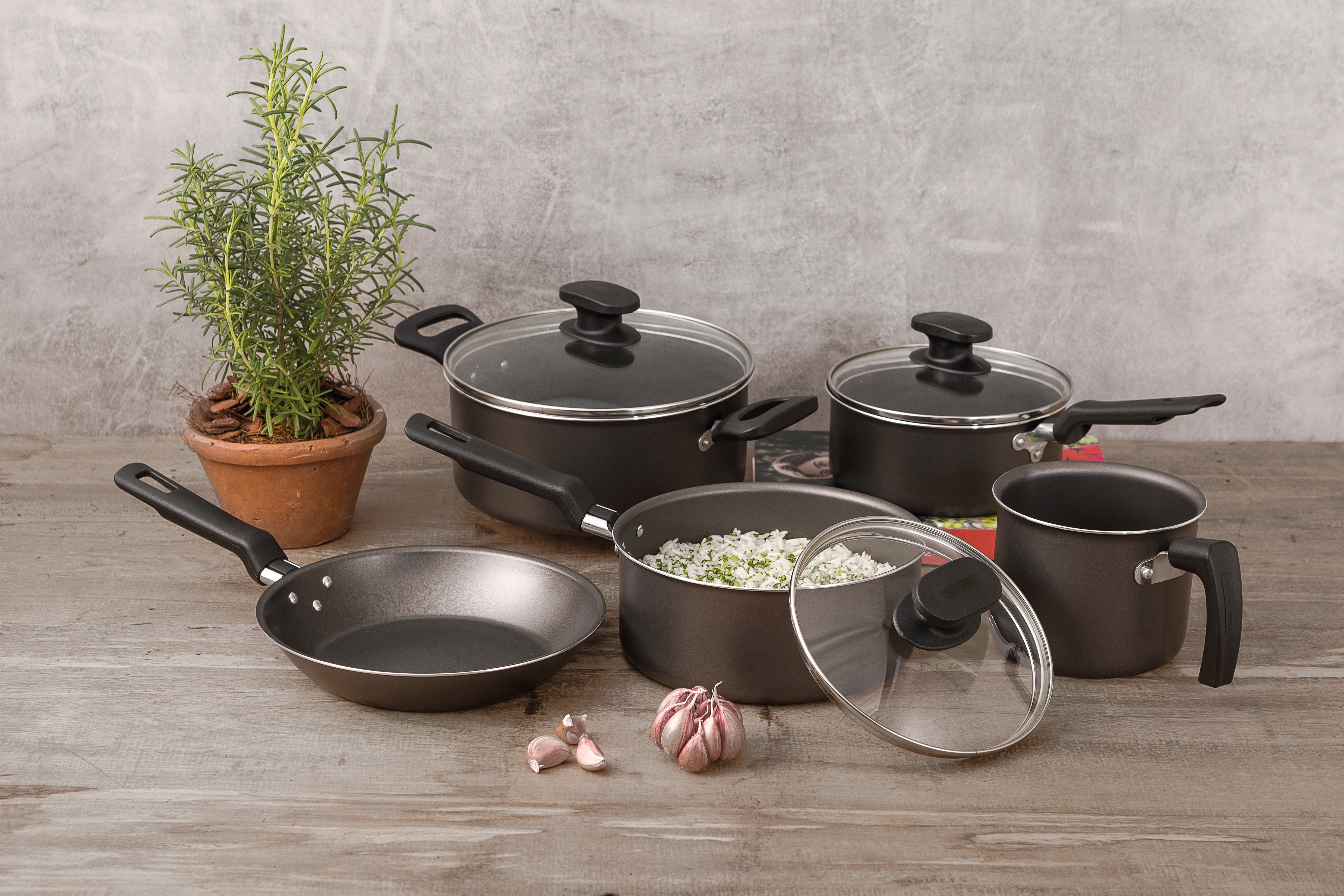 Only Cookware Set Included