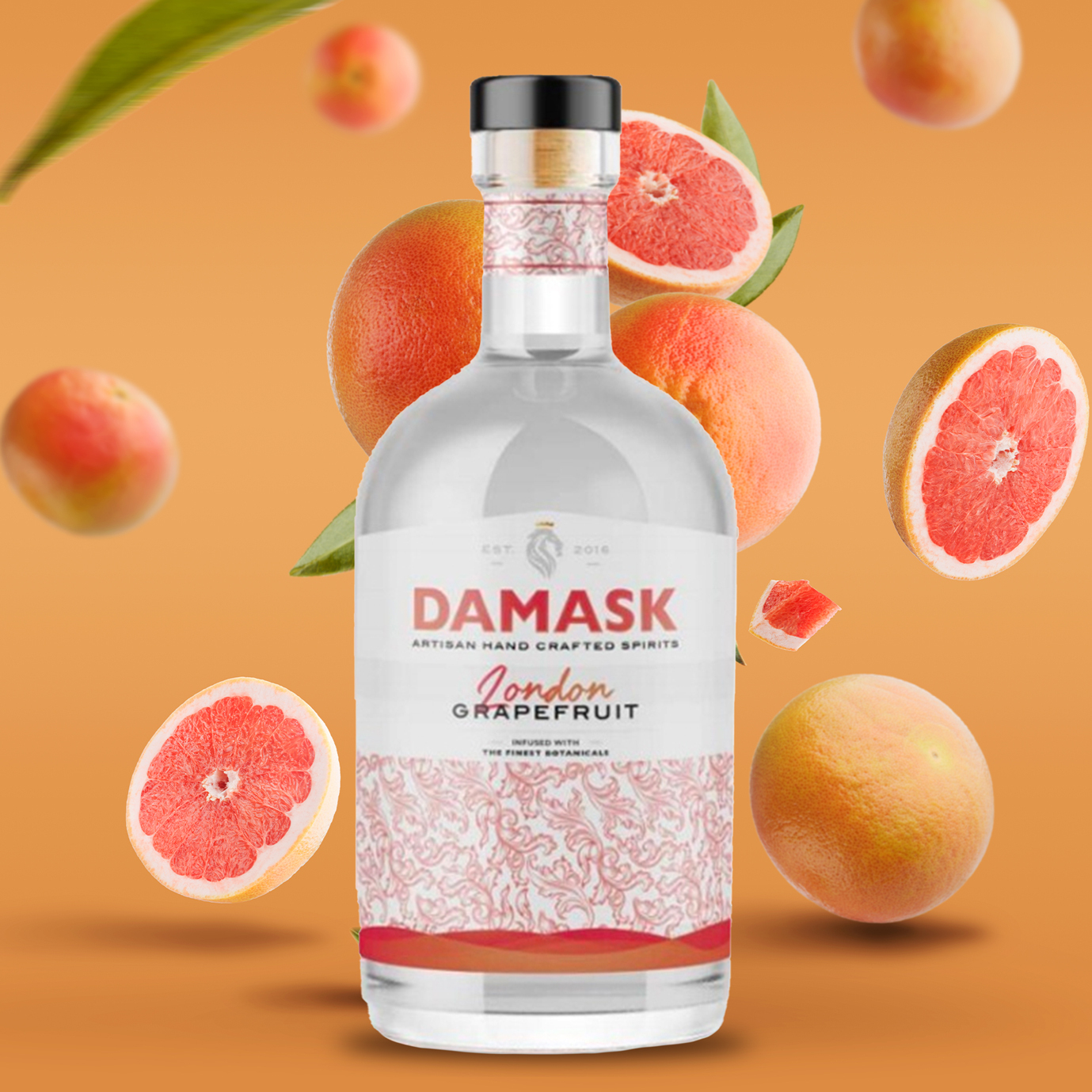 11 off on Damask 750ml Grapefruit Infused Gin OneDayOnly