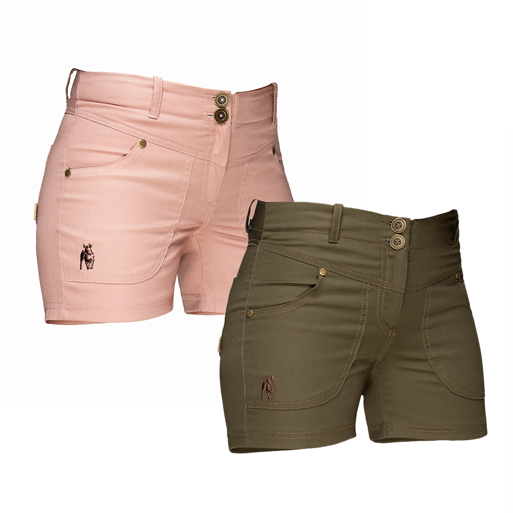 Ladies Kalahari Shorts - Stone - Boerboel Wear