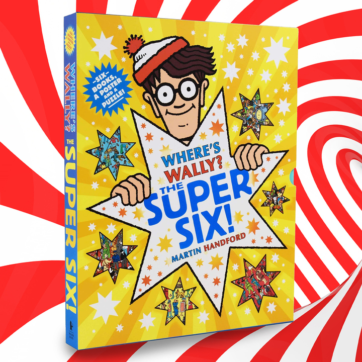 Where's Wally?: The Super Six Book Collection with a Puzzle and Poster (6 Books)
