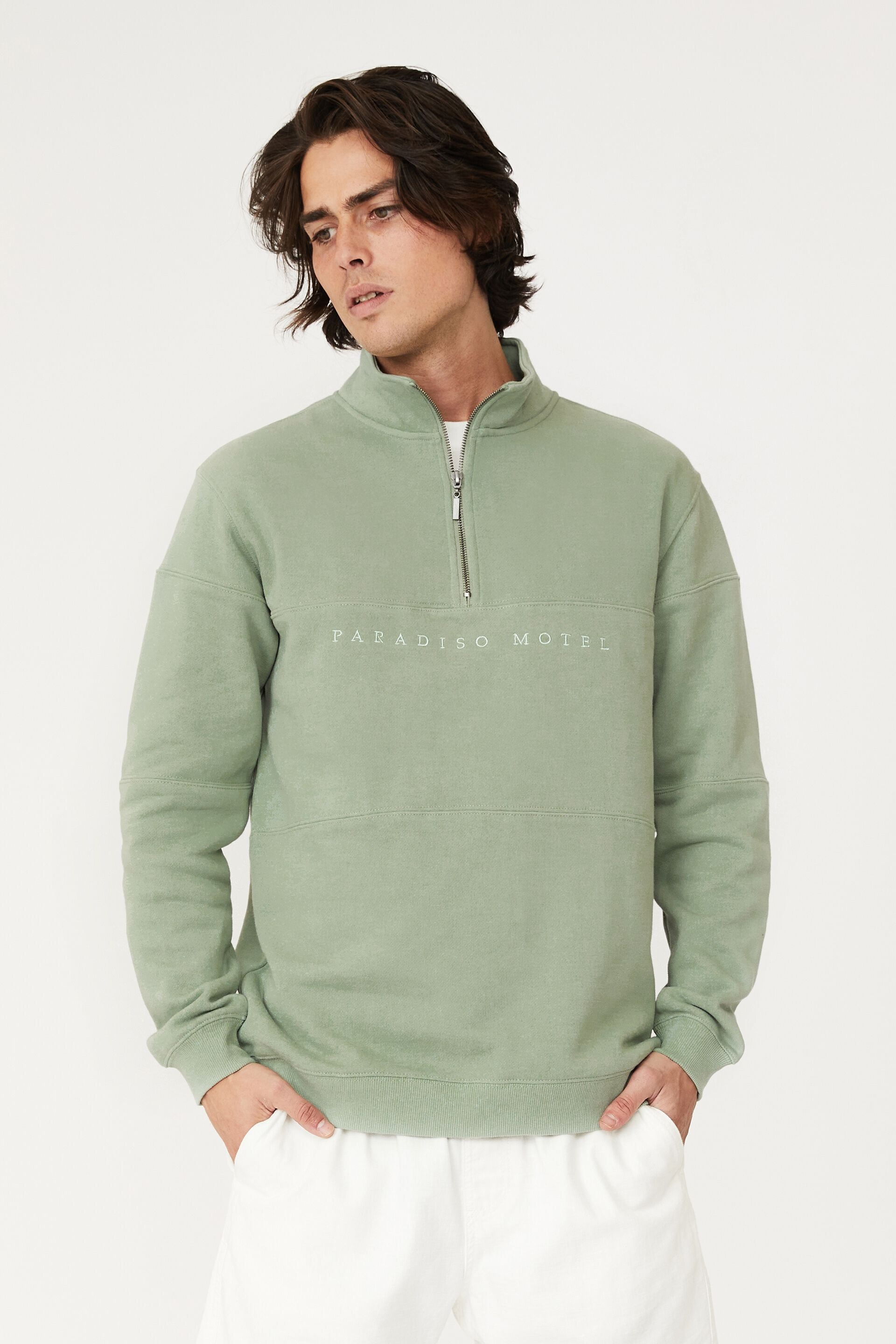 45% off on Cotton On Men's Quarter Zip Fleece | OneDayOnly