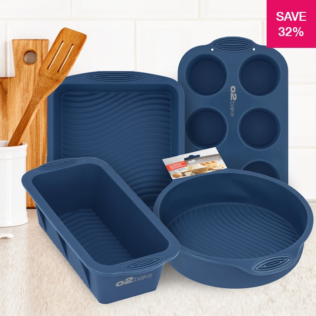32% off on O2 Bake 4-Piece Bakeware Set | OneDayOnly