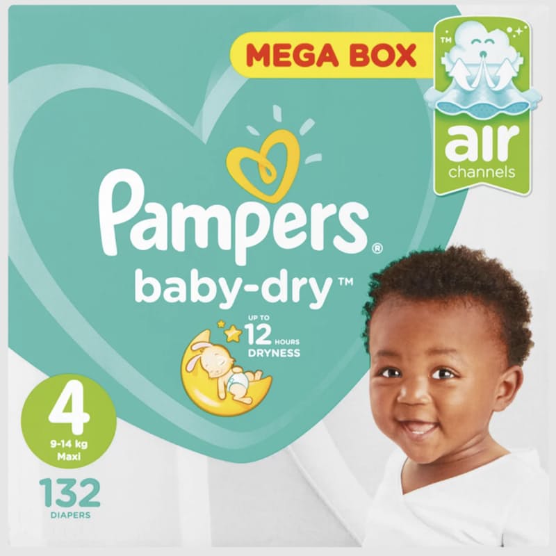 Pampers Mega Pack Active Baby Nappies OneDayOnly
