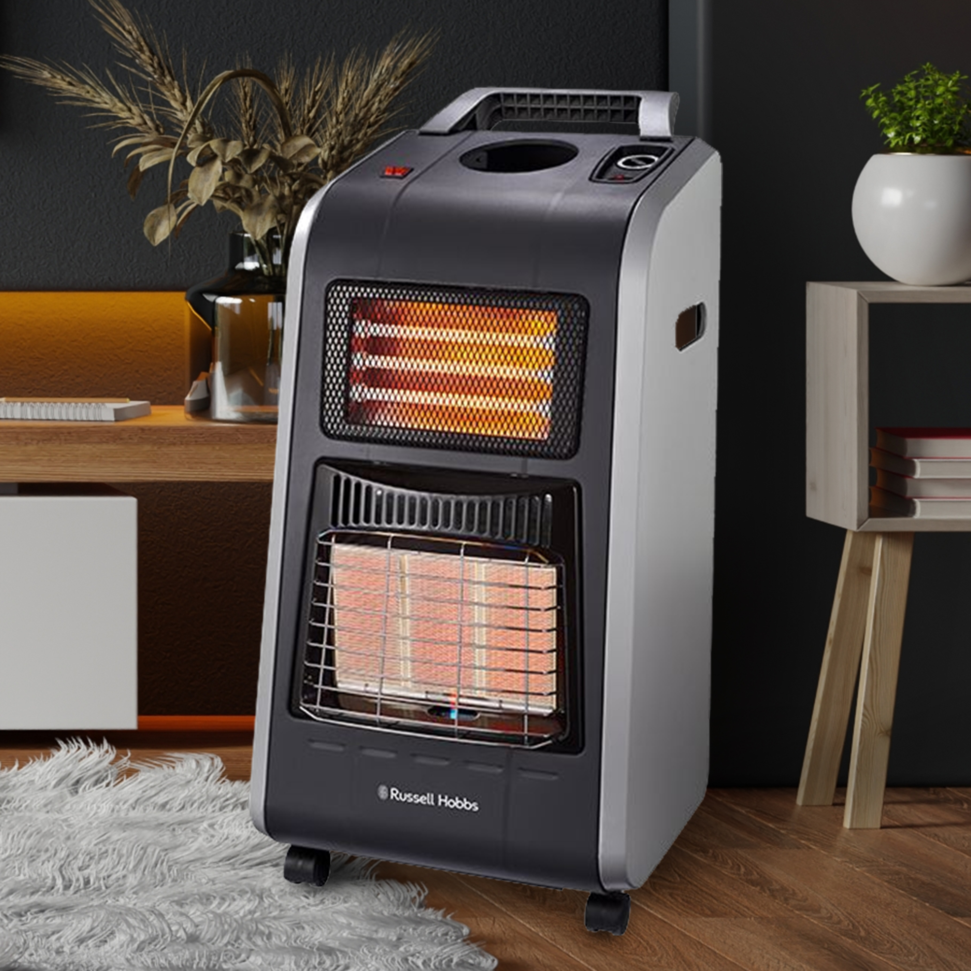 3 Panel Gas and Quarts Heater (Model: RHGQH03)