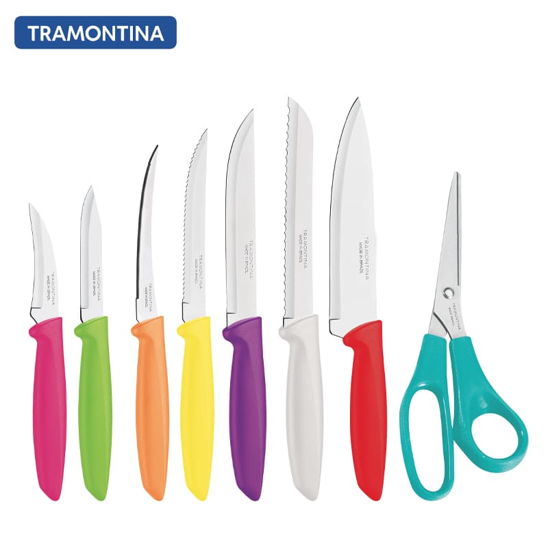 8-Piece Colourful Knives Set