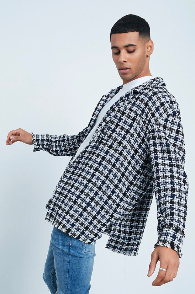 tweed shacket