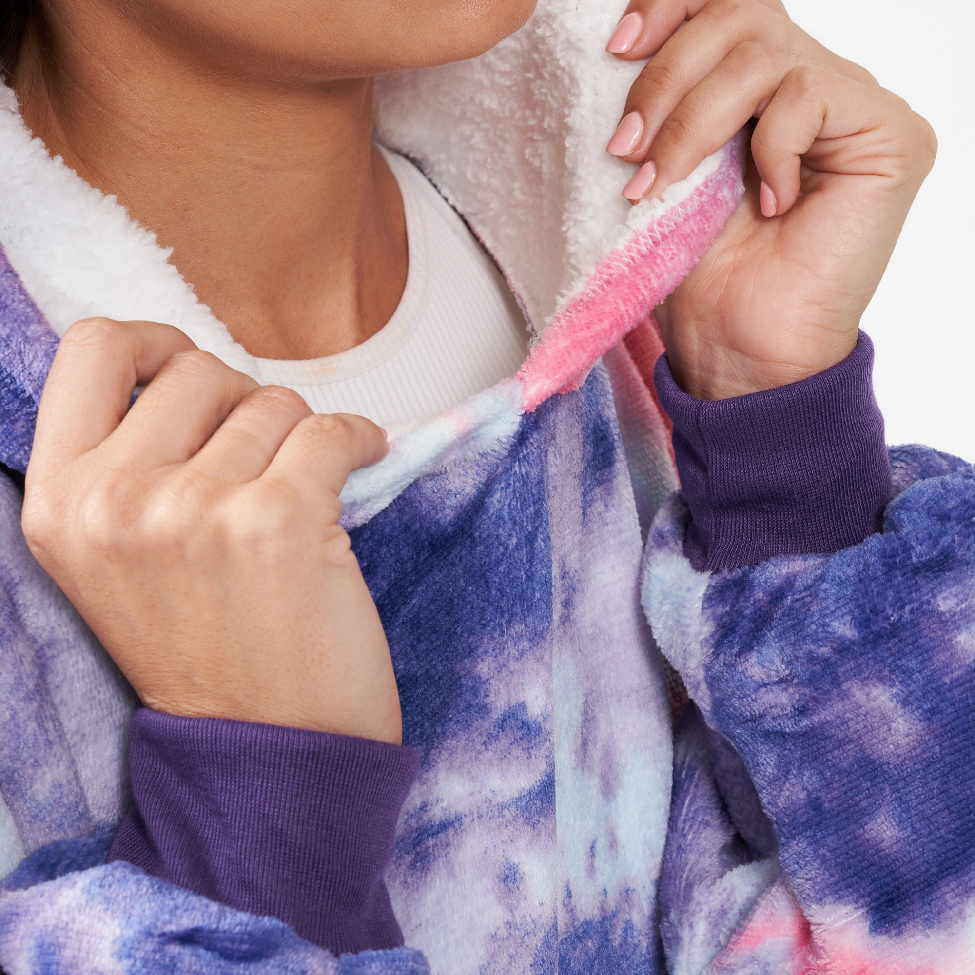 34% off on Plushed Unisex Plush Blanket Hoodie | OneDayOnly