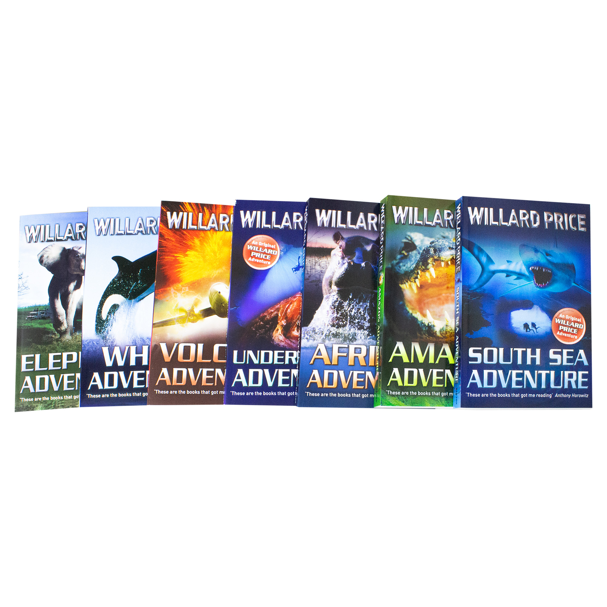 Hal & Roger Hunt Adventures Series 7 Books Collection Set by Willard Price