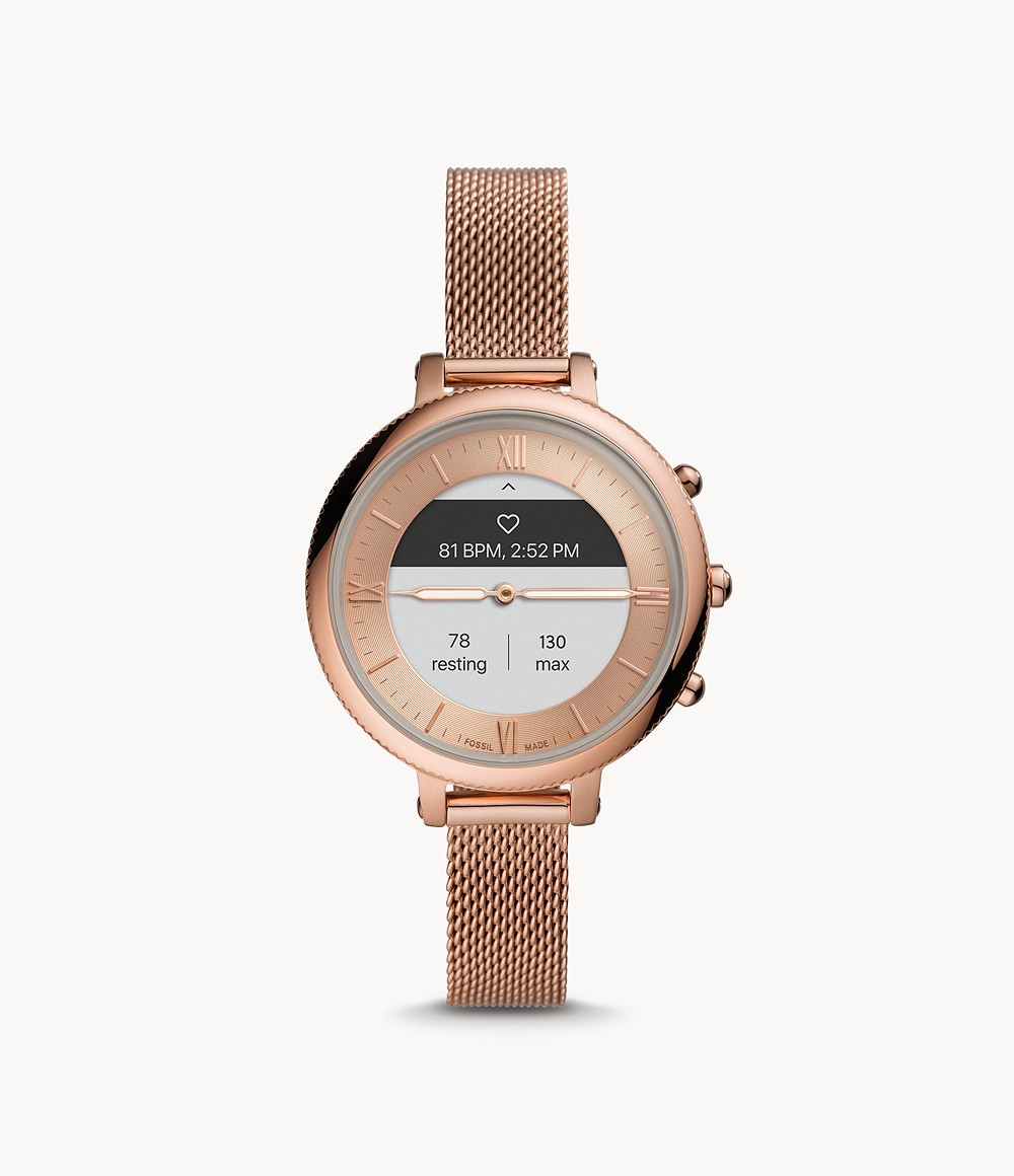 39% off on Fossil Hybrid Rose Gold Smartwatch OneDayOnly