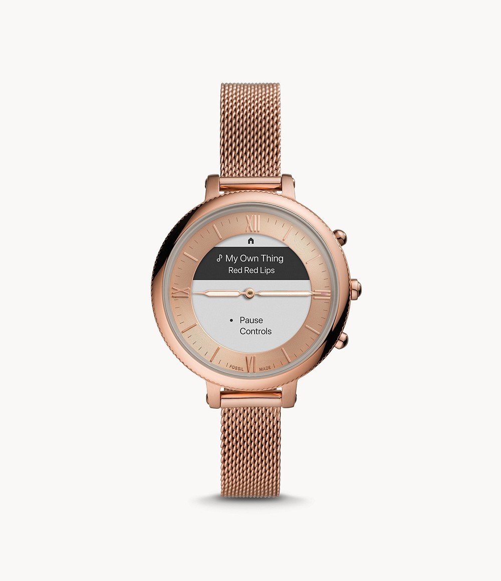 39% off on Fossil Hybrid Rose Gold Smartwatch | OneDayOnly