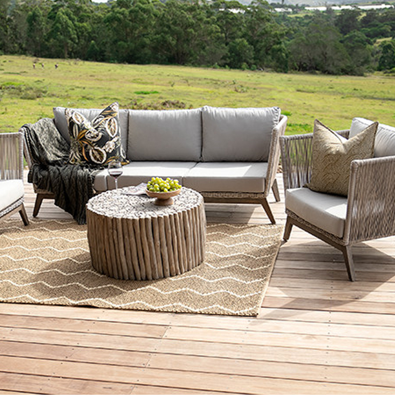 Teakwood Patio Lounge Set