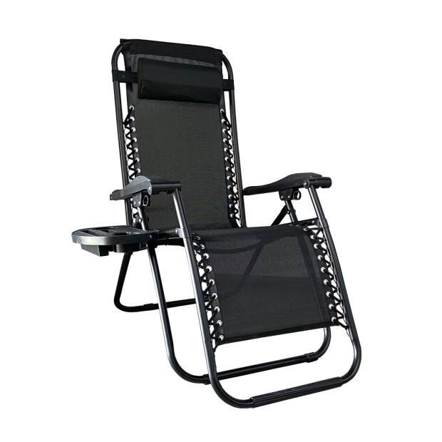 black zero gravity sun loungers