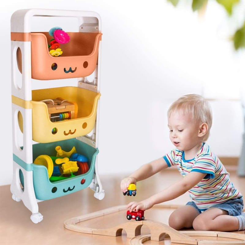4 tier toy outlet storage unit