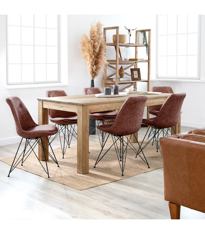 montreal 6 seater dining set