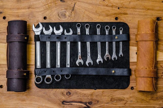 27 off on Major John Genuine Leather Tool Roll OneDayOnly