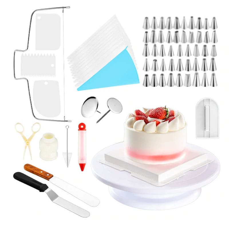 Professional cake decorating clearance set
