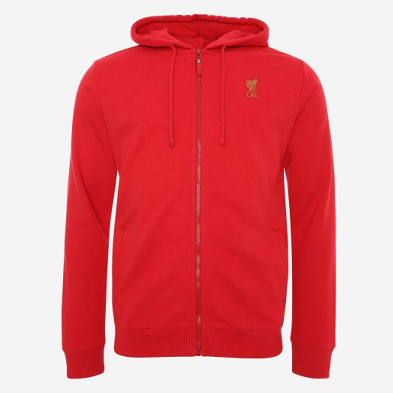 Red Circle Sweatshirt Hoodie + Zipper men