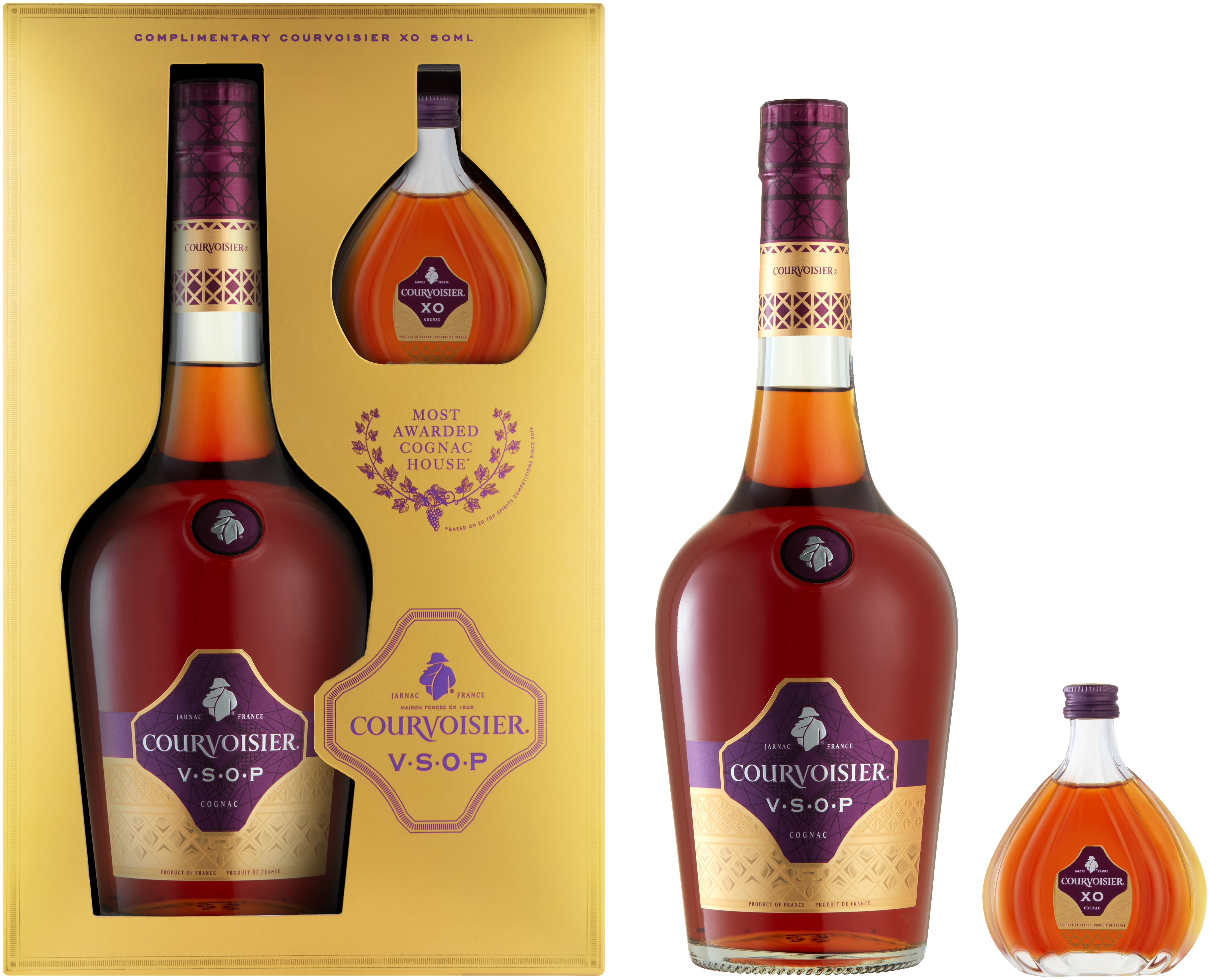 24% off on Courvoisier 750ml VSOP Giftpack | OneDayOnly