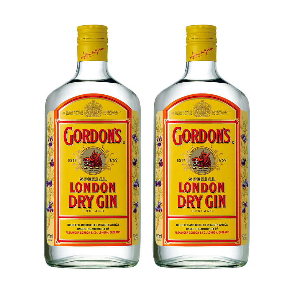 21% off on Gordon's 2x 750ml London Dry Gin | OneDayOnly