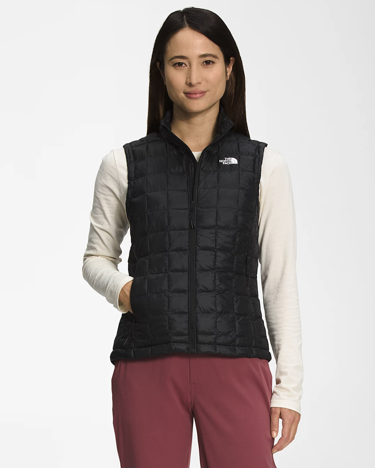 the north face womens thermoball vest