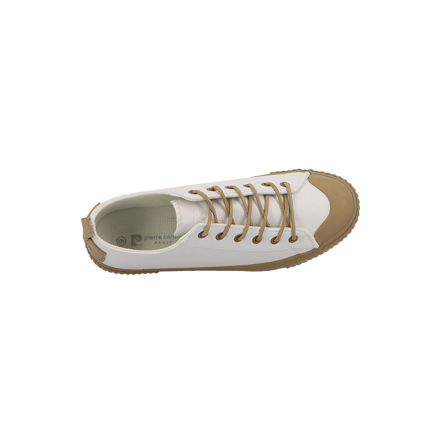 45% off on Pierre Cardin Men's White Sneakers OneDayOnly