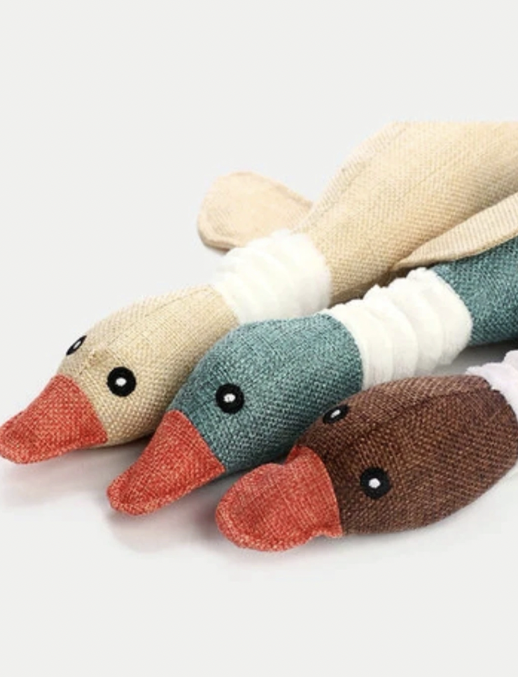 flying goose dog toy