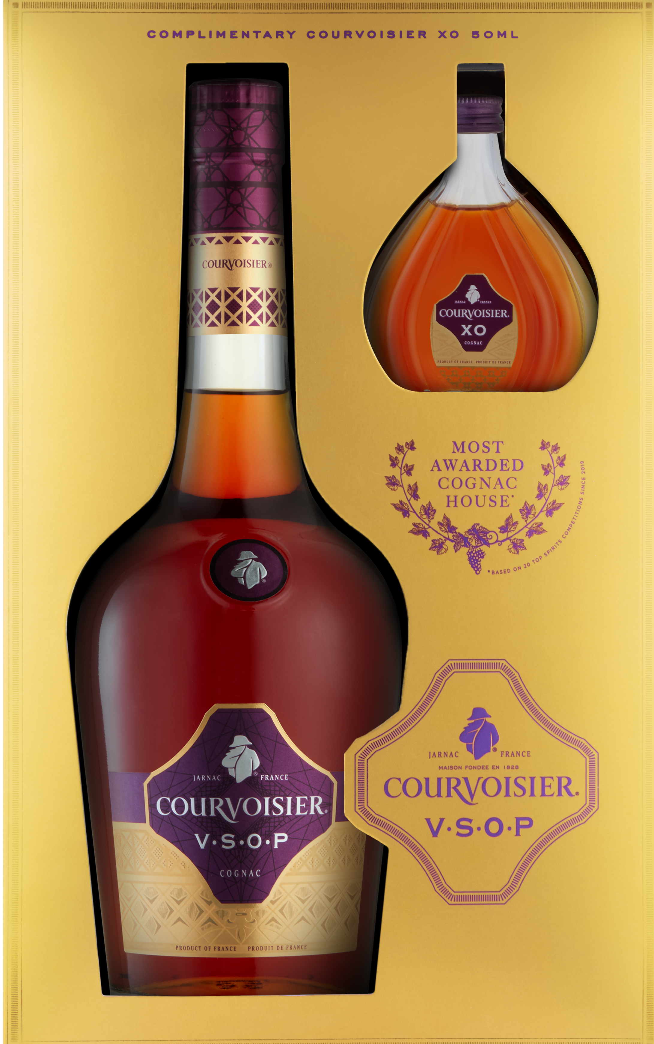 24% off on Courvoisier 750ml VSOP Giftpack | OneDayOnly