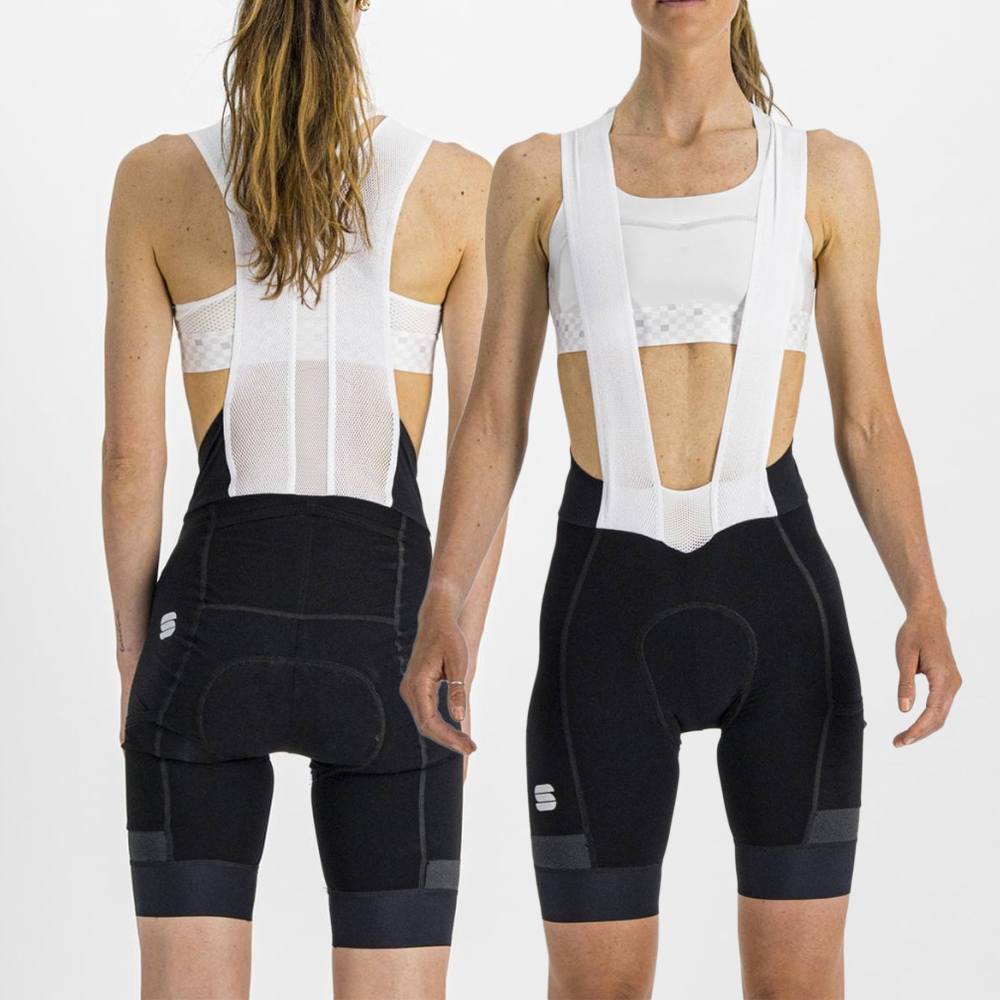 Sportful Giara Men's Bib Shorts - Black, Size L, BodyFit Pro Chamois, Casual Performance Fit