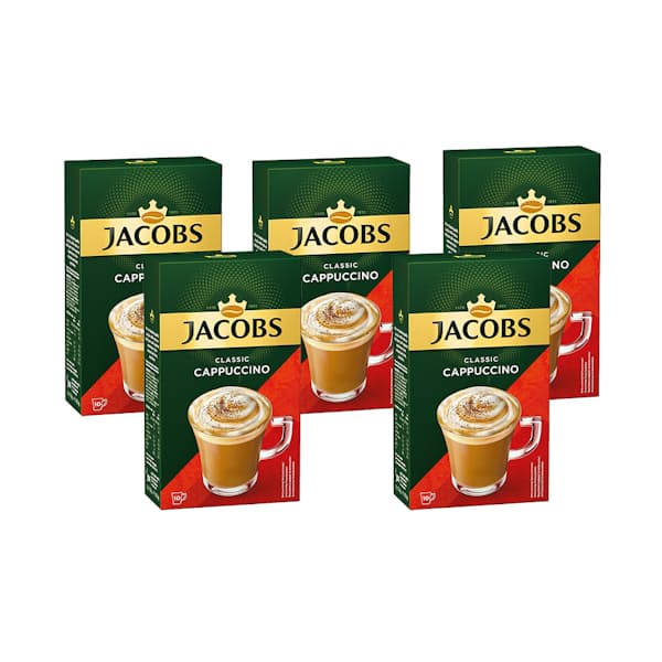 5x 10's Cappuccino Packs