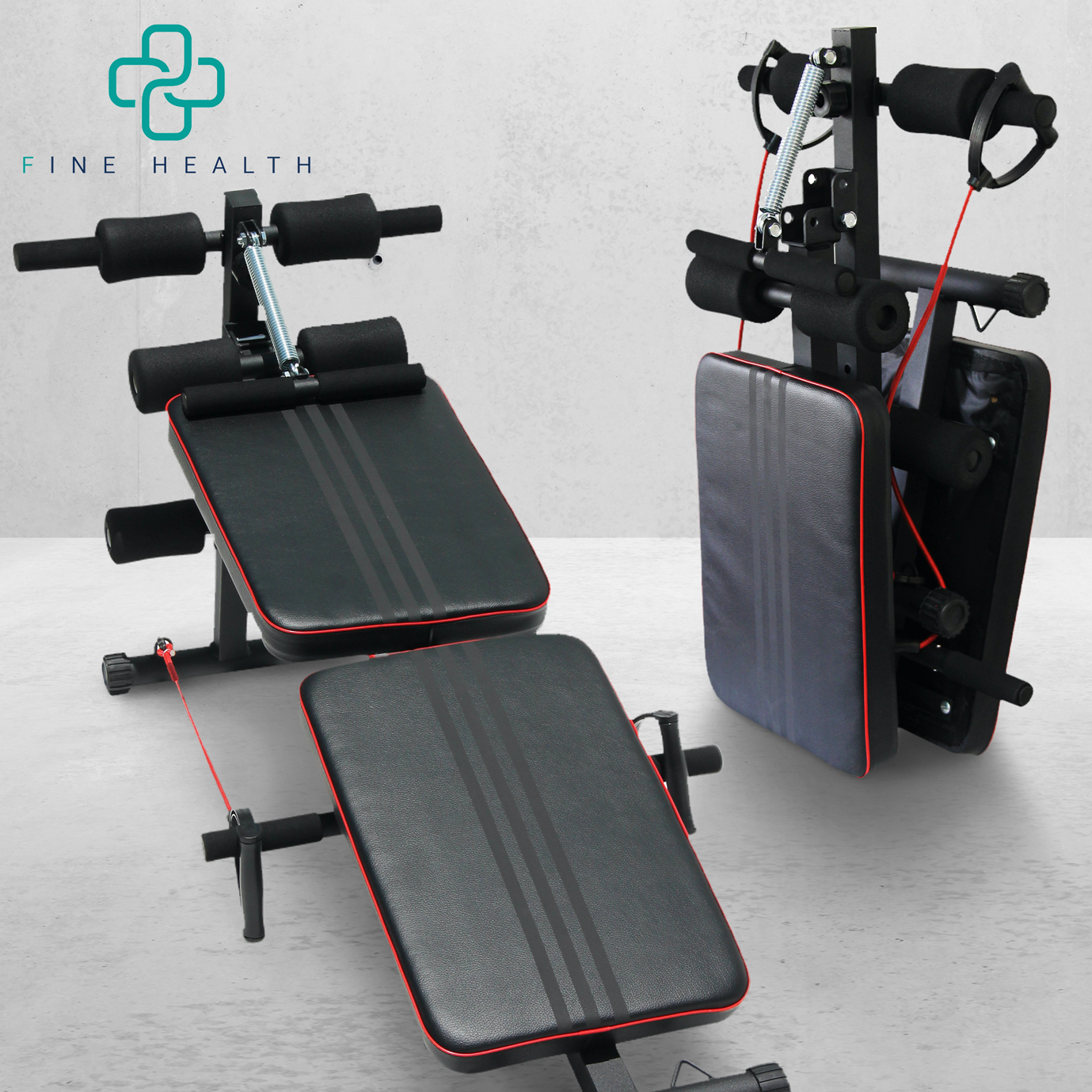 64 off on Fine Health Foldable Workout Bench OneDayOnly