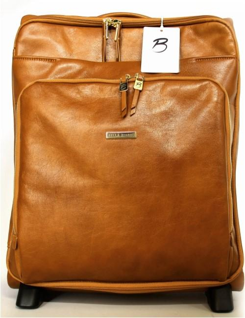 48 off on Leather Luggage Trolley Bag OneDayOnly