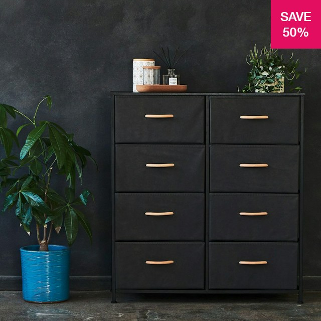 Double Draw Storage Rack 50% off on Loop Double Drawer Storage Cabinet | OneDayOnly