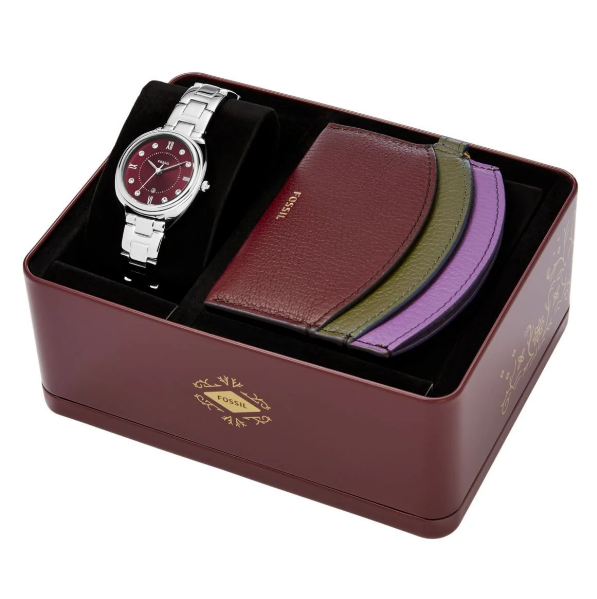 53% off on Fossil Men's Watch and Card Case Set | OneDayOnly