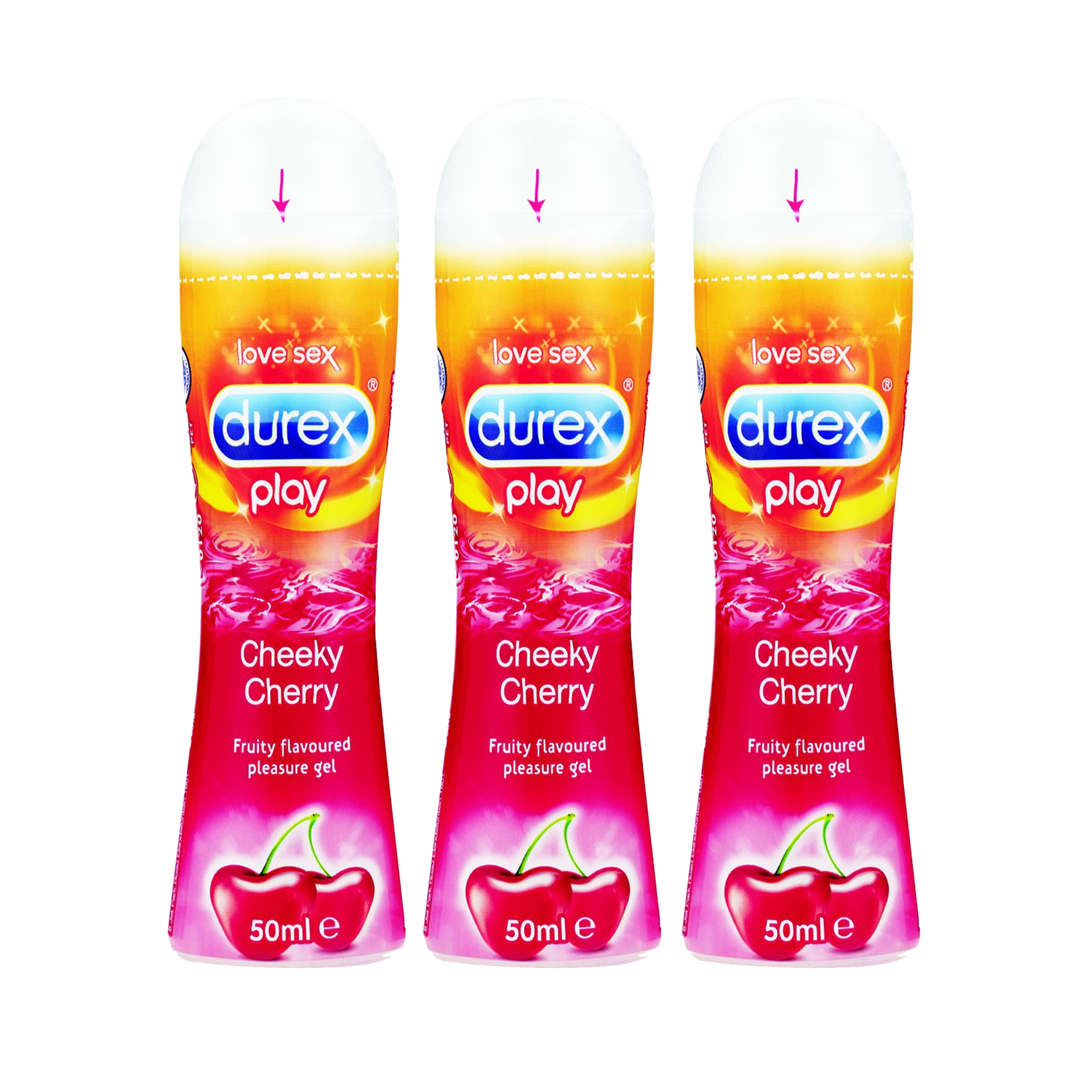 Durex 3x 50ml Play Lubes OneDayOnly