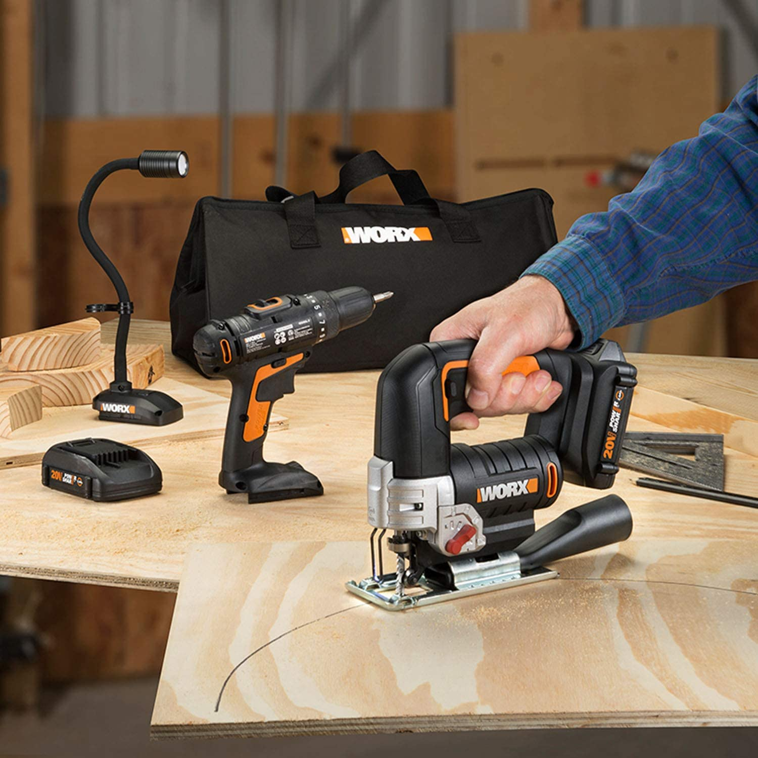 35% off on WORX Impact Drill  Jigsaw Set OneDayOnly