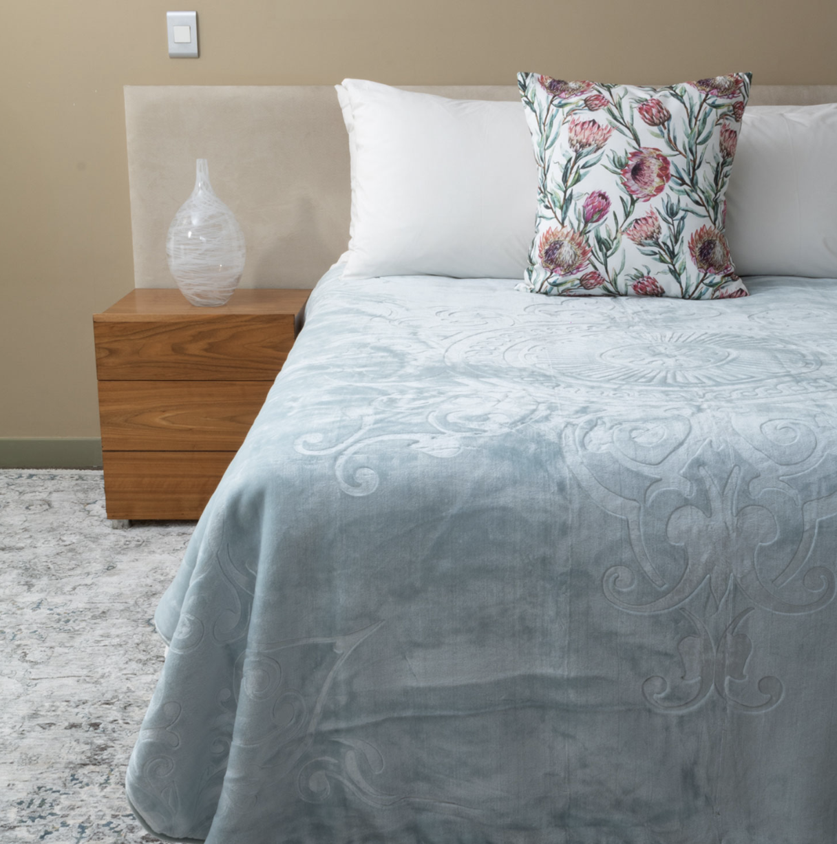 Duck Egg Blue - Pillows/Pillowcases are not Included