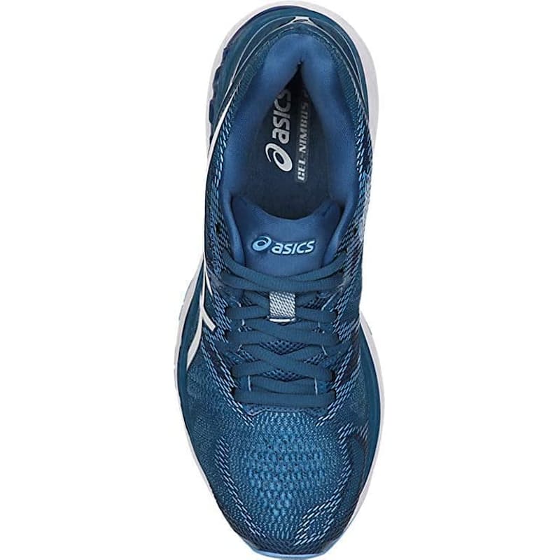 Asics women's gel-nimbus 20 running shoes - shop azure/white