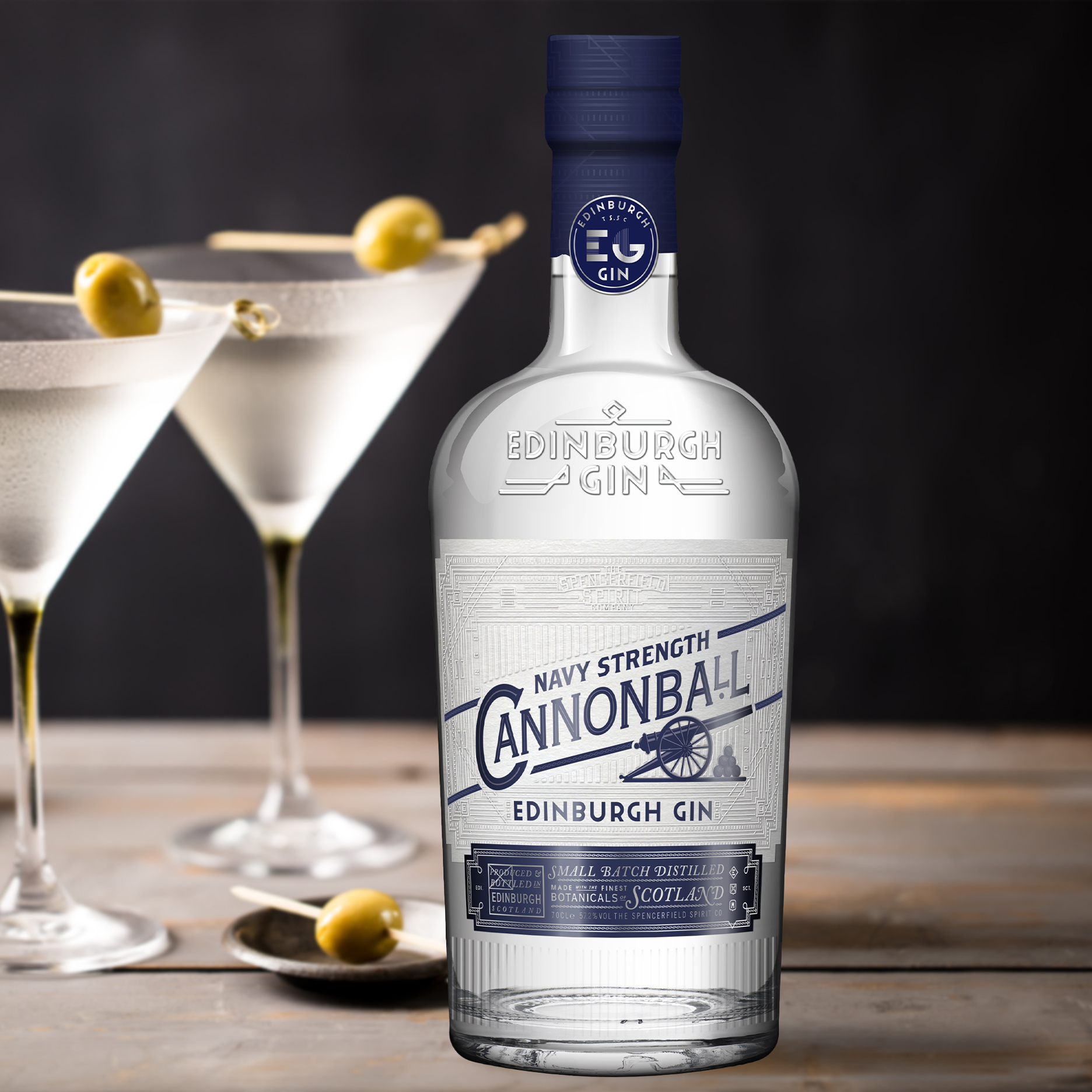 750ml Cannonball Navy Strength Gin