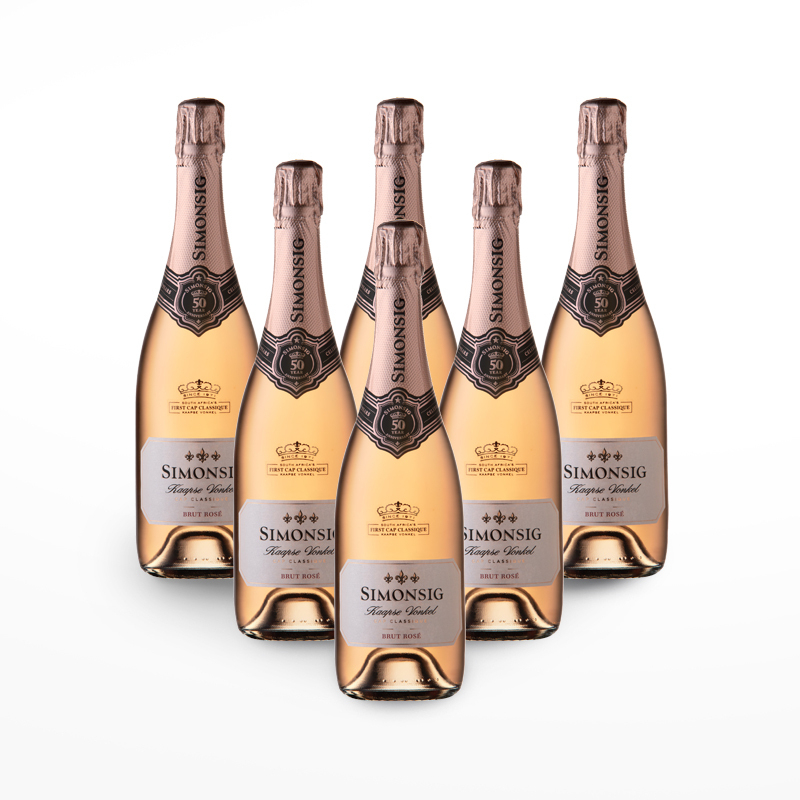 14% off on Simonsig 6x Brut or 6x Brut Rosé OneDayOnly
