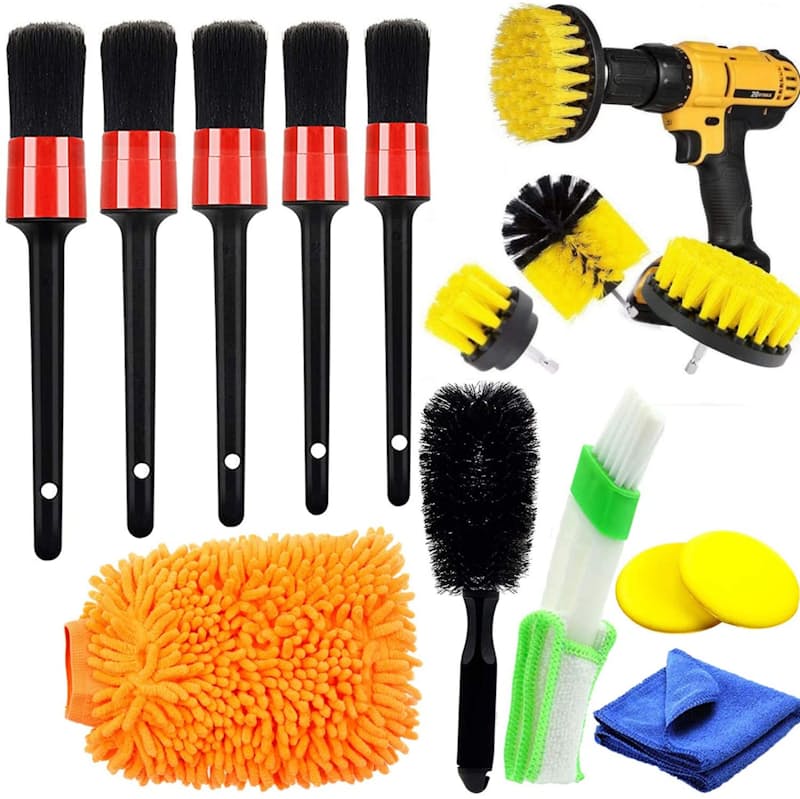 31% off on 15-Piece Drill Brush Car Detailing Kit