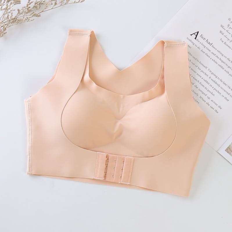 Front Closure Everyday Bra for Women Sagging Breasts Criss Cross