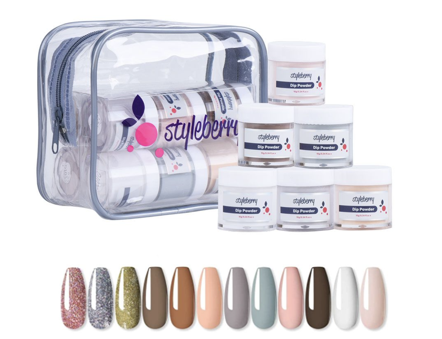 43 off on Acrylic Nail Polish Powder Dip Set OneDayOnly