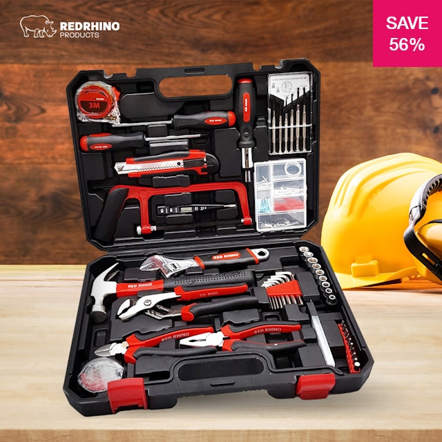 56% off on 100-Piece Tool Set Carbon Steel | OneDayOnly