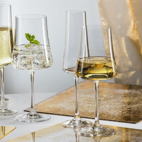 12x Crystal Wine Glasses