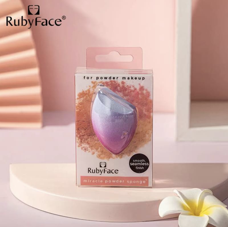 Rubyface diamond beauty makeup sponge wet