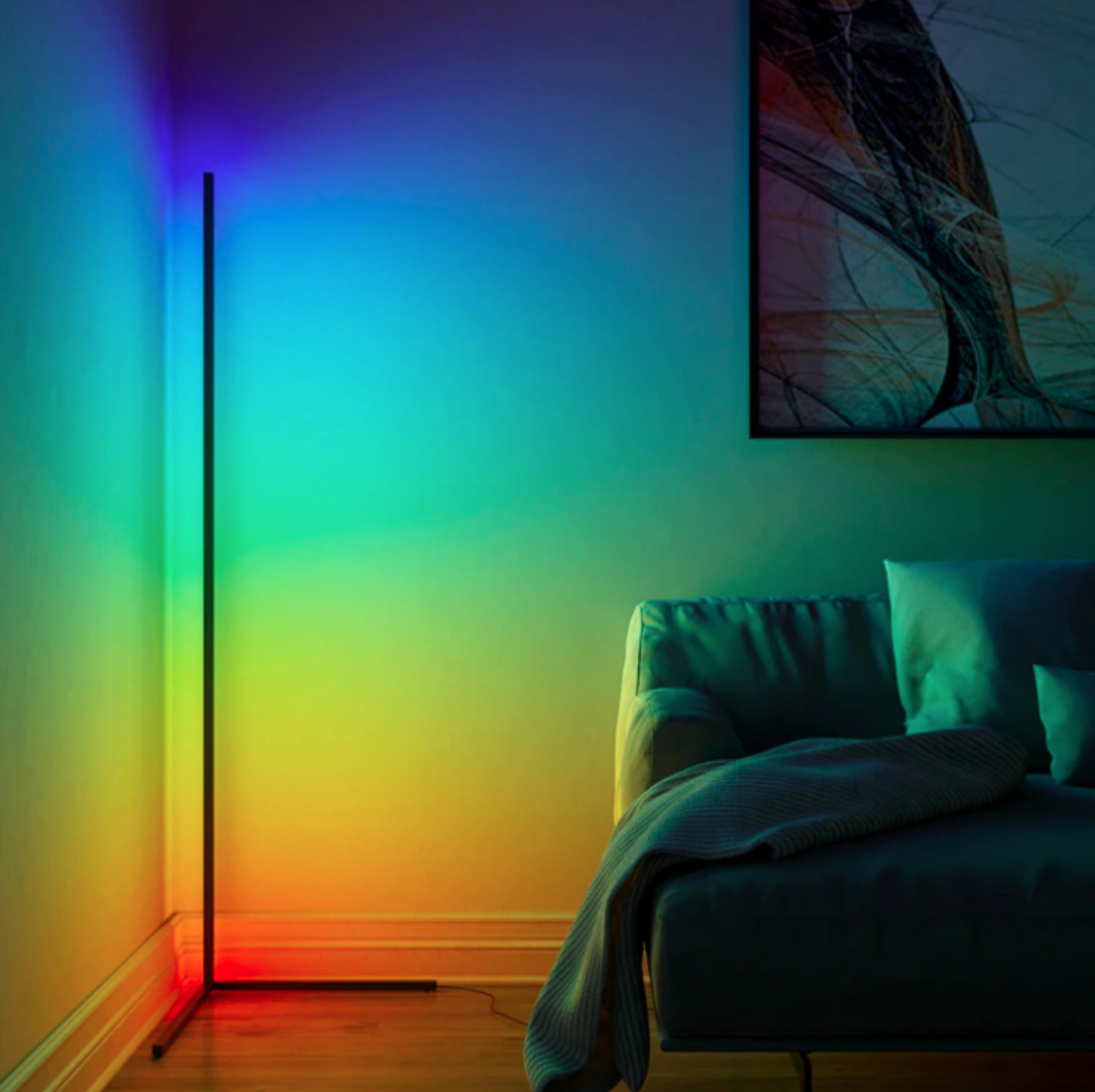 color changing led floor